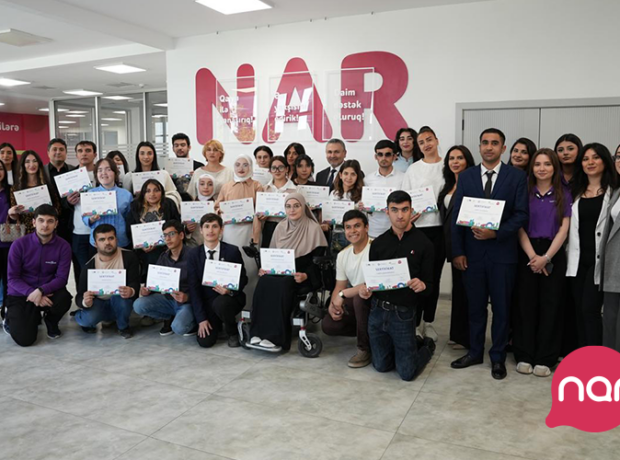 “Nar” WUF 13 çərçivəsində inklüziv təcrübə proqramı iştirakçılarını təltif edib -